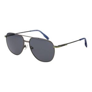Hackett Metal Frame Aviator Sunglasses Men Gray